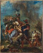 Eugene Delacroix Abduction of Rebecca china oil painting artist